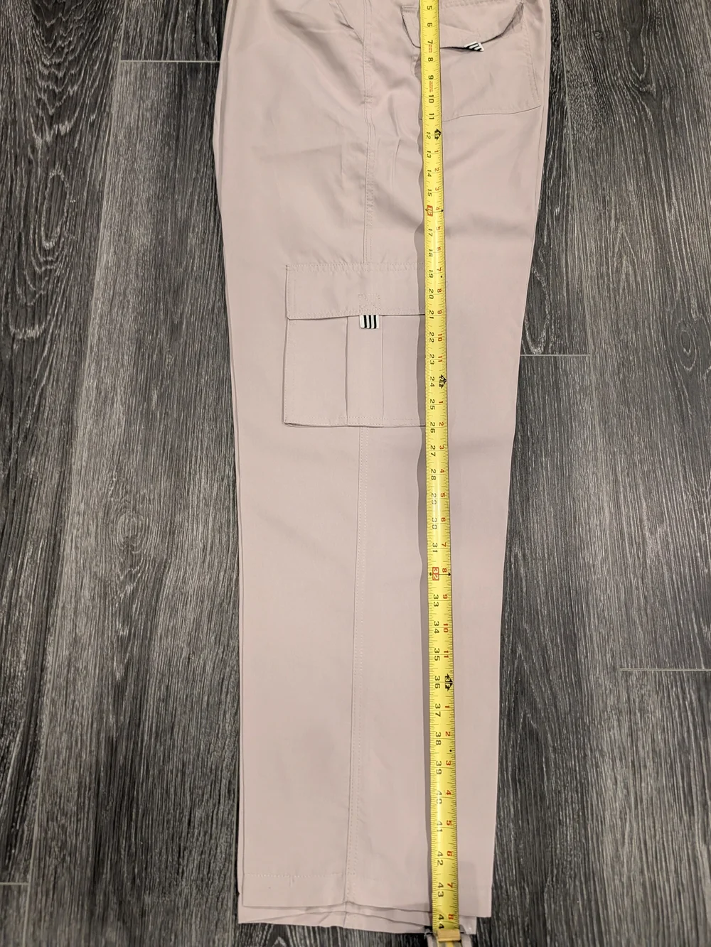 Men's Light Beige Cargo Pants - Casual Utility Style